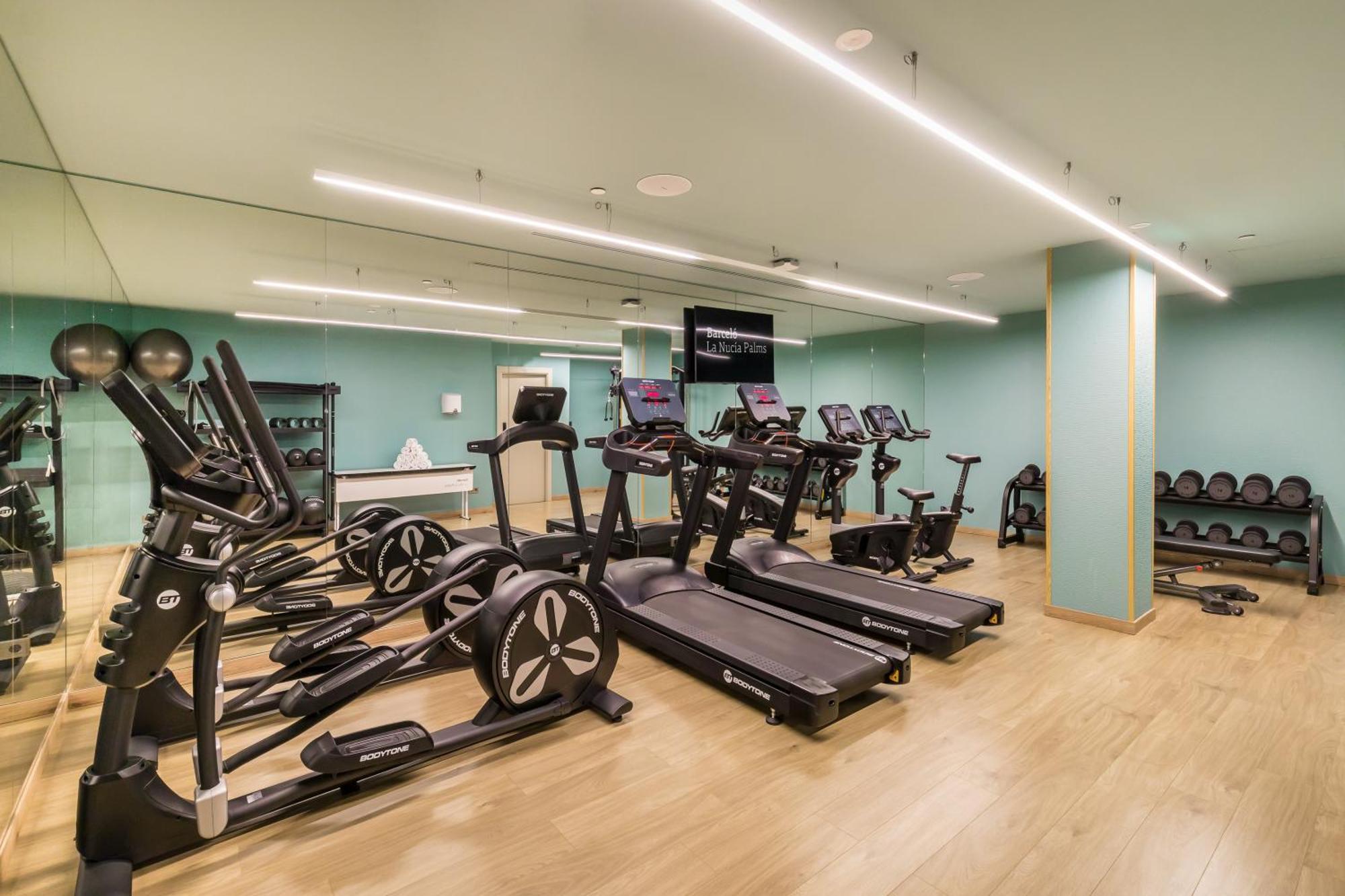 Hotel Barcelo La Nucia Palms Exteriér fotografie The gym at the hotel